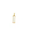 Asha Mini Letter Charm - I In Gold In Gold