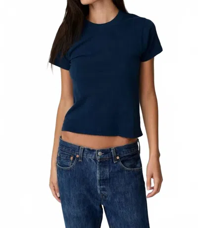 Asher Amelia Vintage Tee In Outer Space In Blue