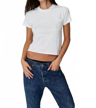 Asher Amelia Vintage Tee In White