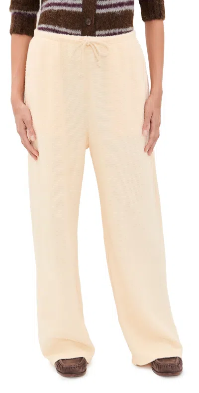 Asher Brynn Boucle Pocket Pants Parchment In Neutral