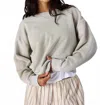 Asher Cameron Pullover Sweater In Sagebrush In Gray