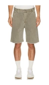 Asher Chance Painter Shorts In Green