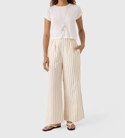 Asher Clara Wide Leg Pants In Misty Rose In Neutral