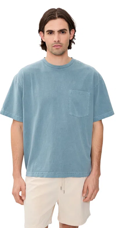 Asher Ethan Tee Denim In Blue