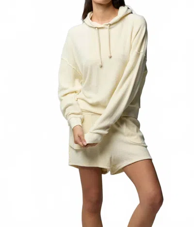 Asher Hazel Relaxed Hoodie In Afterglow In Neutral