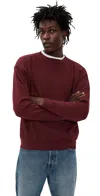 Asher Kane Crewneck Shirt Wine In Red