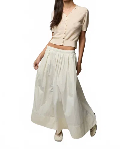 Asher Kate Poplin Pleated Skirt In Afterglow In Multi