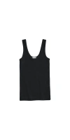 Asher Mila Rib Tank In Black