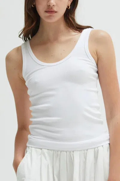 Asher Mila Tank Top In White