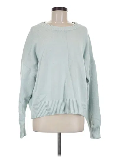 Pre-owned Asher Pullover Sweater In Teal