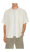 Asher Rick Camp Shirt In White