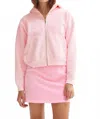 Asher Rosie Zip Hoodie In Neon Pink In Pink