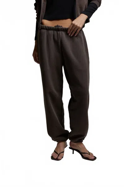 Asher Sebi Sweatpant In Chocolate In Brown