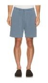 Asher Silas Waffle Short In Blue