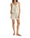 Asher Solei Short In Bone In Black