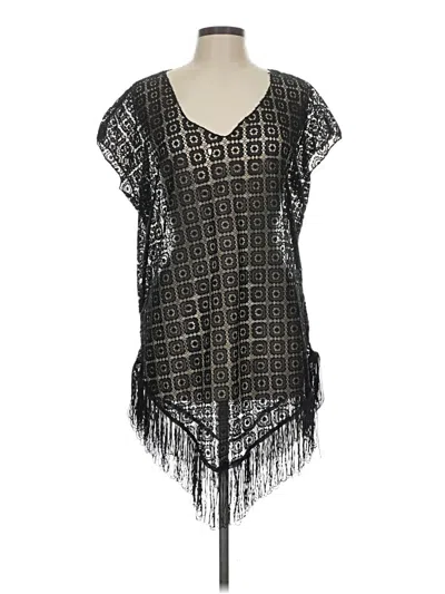 Pre-owned Asher Swimsuit Cover Up In Black