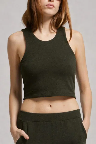 Asher Tamara Hacci Tank Top In Military / Black In Green