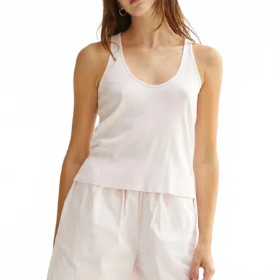 Asher Tina Scoop Tank Top In White