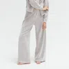 Asher Yazmin Velour Pant In Lilac In Blue