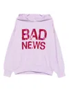Ashish Bad News Hoodie In Purple