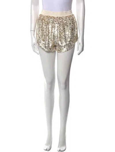 Pre-owned Ashish Printed Mini Shorts In Blue