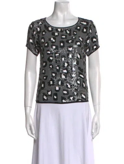 Pre-owned Ashish Printed Scoop Neck T-shirt In Multi