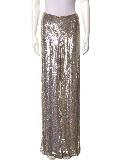 Pre-owned Ashish Printed Wide Leg Pants In Multi