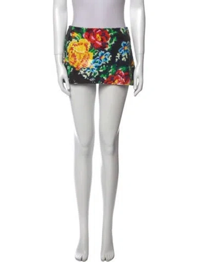 Pre-owned Ashish Sequin Mini Skirt In Black