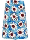 Ashish Sequin Skirt In Blue