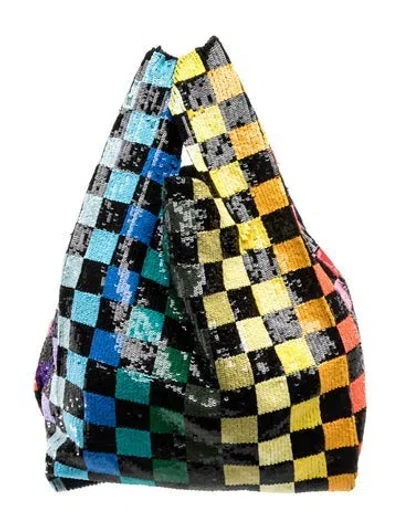 Pre-owned Ashish Sequins Top Handle Bag In Multicolor