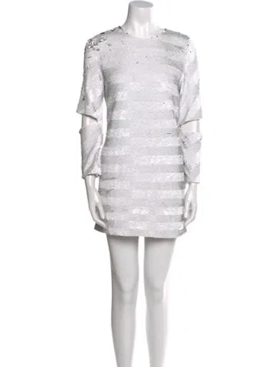 Pre-owned Ashish Silk Mini Dress In Multi