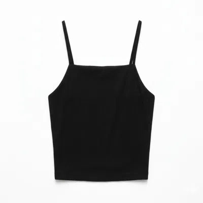 Ashita Fernandes Women's Black Elle Crop Top