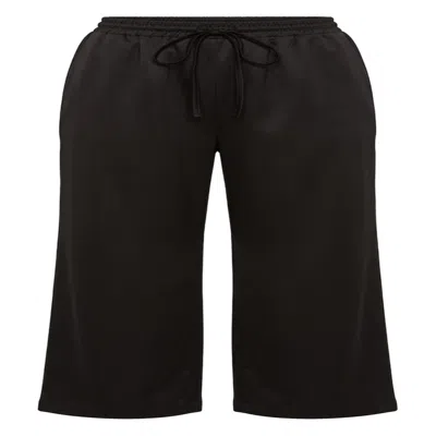 Ashita Fernandes Women's Black Tara Trouser - Effortless Elegance In Linen