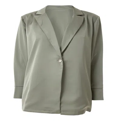 Ashita Fernandes Women's Green Rim Top