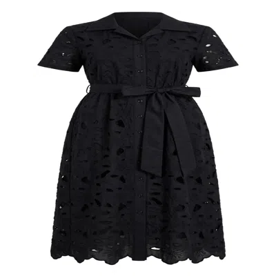 Ashita Fernandes Women's Gul Black Dress In Blue