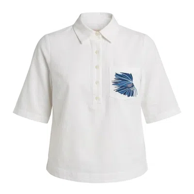 Ashita Fernandes Women's White Betty Top