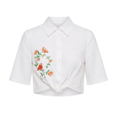 Ashita Fernandes Women's White Bridget Top