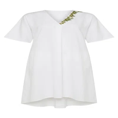 Ashita Fernandes Women's White Rae Dress