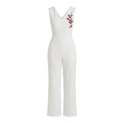 Ashita Fernandes Women's White Sierra Jumpsuit