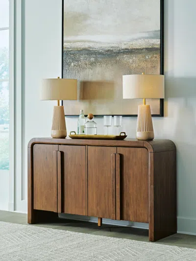 Ashley Paloma By  Dining Server In Brown