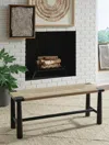Ashley Acerman Accent Bench In Multi