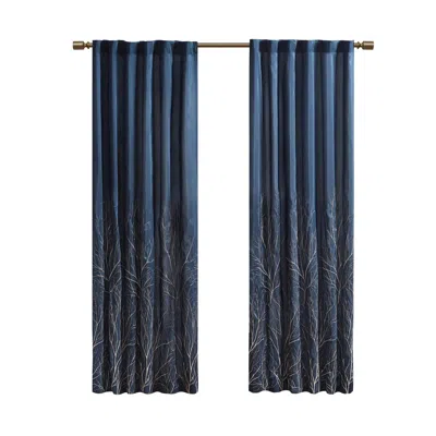 Ashley Aden Curtain Panel In Blue