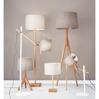 Ashley Adesso Eden Floor Lamp In Neutral