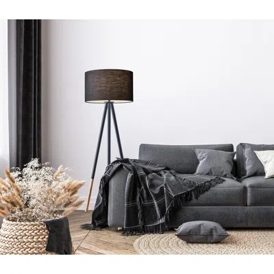 Ashley Adesso Louise Floor Lamp In Black