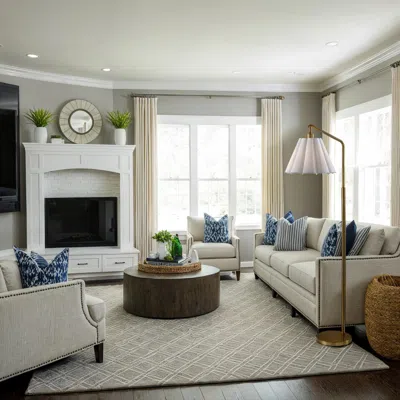 Ashley Adesso Lyra Floor Lamp In Gold