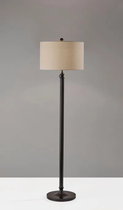 Ashley Adesso Simplee Barton Floor Lamp In Brown