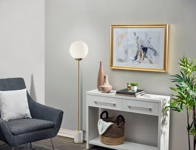 Ashley Adesso Terra Floor Lamp In Gold