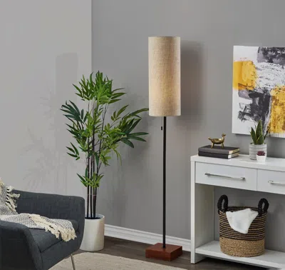 Ashley Adesso Trudy Floor Lamp In Black