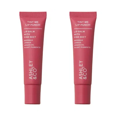 Ashley & Co Tint Me Pink Beet Lip Punch - Tinted Lip Balm Duo