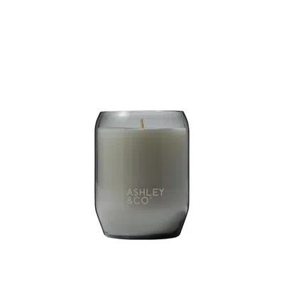 Ashley & Co Waxed Perfume Scented Candle In Gray